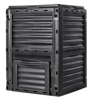 VEVOR Garden Compost Bin 80 Gal, BPA Free Composter, Large Capacity Outdoor Composting Bin with Top Lid and Bottom Door, Easy Assembling, Lightweight, Fast Creation of Fertile Soil