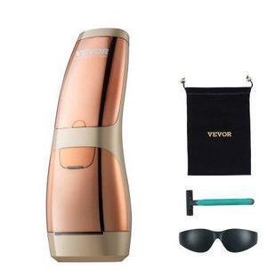 VEVOR IPL Hair Removal, Permanent Hair Removal with Sapphire Ice Cooling System, Painless At-Home Hair Removal Device for Women Men, Auto/Manual Modes, 5 Levels for Body & Face