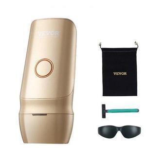 VEVOR IPL Hair Removal, Permanent Hair Removal with Ice Cooling System for Women Men, Auto/Manual Modes & 5 Levels, Painless At-Home Hair Removal Device for Legs, Arms, Armpits, Bikini Line