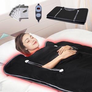 VEVOR Sauna Blanket for Detoxification, Portable Far Infrared Sauna for Home, Oxford Sauna Bag w/ Arm Holes & Carbon Fiber Heating, 1-6 Level Adjustable Temp 95-176, 5-60 Minutes Timer, 71 x 31 in