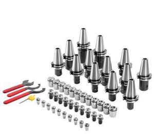 VEVOR CAT40 Collet Holder ER 16/32 Collet Set, 35 PCs, SLN FMB ER16/32 APU Tool Holders Spring Steel Collet Chucks with 10 Pull Studs and 3 Wrenches, for Milling Machine Drill Presses Boring Machine