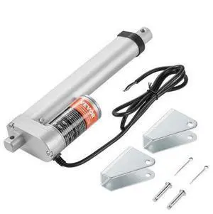 VEVOR Linear Actuator 12V, 6 Inch High Speed 0.55"/s Linear Actuator, 220lbs/1000N Linear Motion Actuator with Mounting Bracket and IP54 Protection