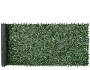VEVOR Ivy Privacy Fence, 59 x 158in Artificial Green Wall Screen, Greenery Ivy Fence w/ Mesh Cloth Backing and Strengthened Joint, Faux Hedges Vine Leaf Decoration for Outdoor Garden, Yard, Balcony