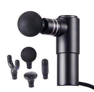 VEVOR Massage Gun Deep Tissue, Percussion Mini Muscle Massage Gun for Athletes - with 4 Speed Levels & 4 Massage Heads, 12V 2500mAh Batteries, Handheld Massage Gun for Pain Relief, Muscle Relaxation