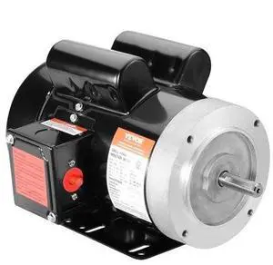VEVOR 1.5HP Electric Motor 1725 rpm, AC 115V/230V, 56C Frame, Air Compressor Motor Single Phase, 5/8" Keyed Shaft, CW/CCW Rotation for Agricultural Machinery and General Equipment