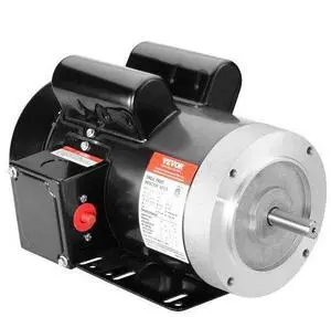 VEVOR 2HP Electric Motor 1725 rpm, AC 115V/230V, 56C Frame, Air Compressor Motor Single Phase, 5/8" Keyed Shaft, CW/CCW Rotation for Agricultural Machinery and General Equipment
