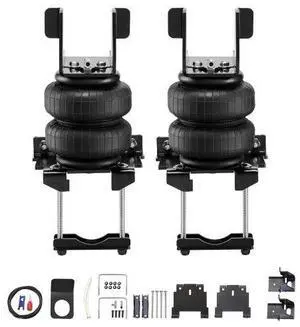VEVOR Air Bag Suspension Kit, Air Springs Suspension Bag Kit Compatible with 2007-2018 Chevrolet Silverado 1500 and GMC Sierra 1500 2WD 4WD, 5000 lbs Loading, 5 to 100 PSI