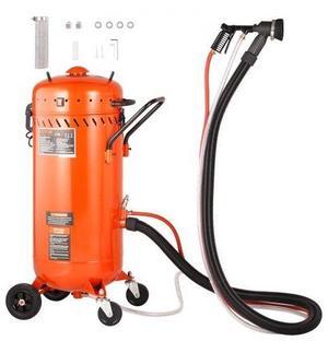 VEVOR 28 Gallon Vacuum Sand Blaster, Dustless Sandblaster with Built-in 1200W Vacuum System for Dust Control and Abrasive Recycle, 60-110 PSI Heavy Duty Abrasive Blasting Machine