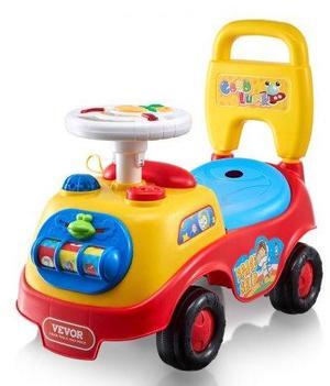 VEVOR Ride On Push Car for Toddlers, Ages 1-3, Ride Racer, Sit to Stand Toddler Ride On Toy, Classic Kids Ride On Car with Music Steering Wheel, Horn & Under Seat Storage, Ride On Toy for Boys Girls