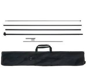 VEVOR Feather Flag Pole Kit Swooper Flag Pole Set 16.3 ft with A Ground Stake
