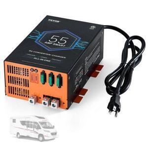 VEVOR RV Converter 55 Amp 110V AC to 12V DC RV Power Converter Battery Charger