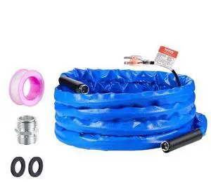 VEVOR 25ft Heated Water Hose for RV -45 Antifreeze Heated Drinking Water Hose