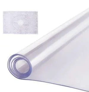 VEVOR PVC Table Protector 42x60 Inch Clear Plastic Desk Protector 2.0mm Thick