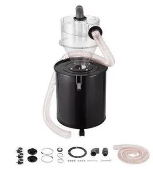 VEVOR Cyclone Dust Separator w/ Tank Vacuum Cleaner Separator 4" for 13 Gal Tank