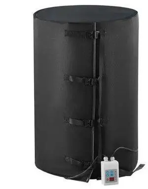 VEVOR 55 Gal Metal Drum Heater 1300W 0-145 Adjustable w/ Independent Thermostat