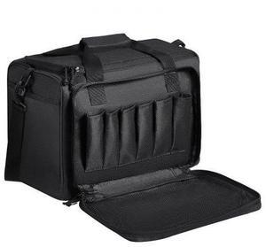 VEVOR Range Bag for 3 Pistols Tactical Gun Range Bag Single Shoulder Strip Black