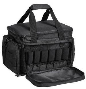 VEVOR Range Bag for 4 Pistols Tactical Gun Range Bag Single Shoulder Strip Black