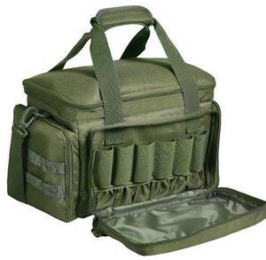 VEVOR Range Bag for 4 Pistols Tactical Gun Range Bag Single Shoulder Strip Green