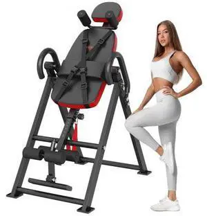 VEVOR Inversion Table Foldable Strength Training Equipment Hang Exercise Bench