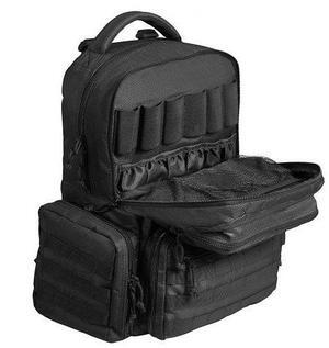 VEVOR Tactical Range Backpack for 6 Pistols Gun Backpack Black