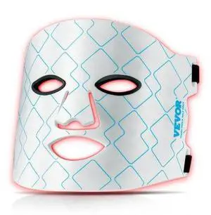 VEVOR Red Light Therapy Mask 7-Color LED Face Mask Light Therapy with 850nm NIR