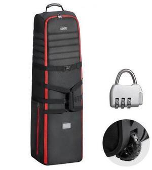 VEVOR Golf Club Travel Bag Golf Luggage Case Cover with Wheels 1000D Nylon