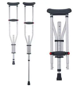 VEVOR Underarm Crutches 13-Level Height Adjustable Under Arm Walking Crutches