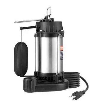 VEVOR Submersible Sewage Pump Water Pump 0.5HP 4188GPH 24 ft Lift for Basement