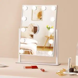 VEVOR Hollywood Vanity Makeup Mirror With Lights 5X Magnification 16.1x11.8 in