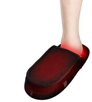 VEVOR Red Light Therapy for Foot 660nm & 850nm Red Light Therapy Slipper 120 LEDs