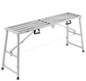 VEVOR Work Platform Adjustable Height Portable Scaffolding Platform 800 lb Load