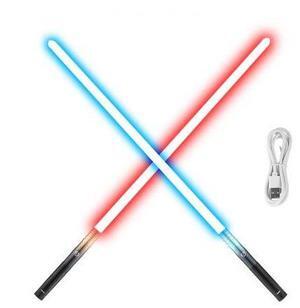 VEVOR Lightsaber 12 RGB Colors 4 Sounds Rechargeable FX Dueling Light Saber