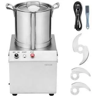 VEVOR Food Processor Vegetable Chopper 10.6 Quart Food-Grade Stainless Steel Blender VEVOR Food Processor Vegetable Chopper 10.6 Quart Food-Grade Stainless Steel Blender