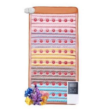 VEVOR Far Infrared Heating Pad 5 Natural Crystal Gemstones Heating Mat 40" x 20"