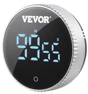 VEVOR Digital Kitchen Timer Magnetic Countdown Countup Timer & Large LED Display