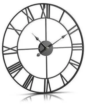 VEVOR Wall Clock 24 in Roman Numerals Battery Operated Silent Clocks for Living Room