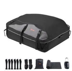 VEVOR Car Rooftop Cargo Carrier Bag 21 Cubic Feet Roof Cargo Carrier 900D Oxford Cloth