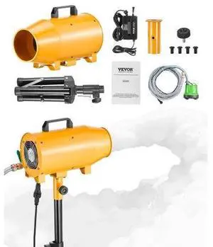 VEVOR Foam Machine, 180 W Party Foam Cannon, Portable Foam Maker with a Tripod Stand, Foam Party Machine with a Submersible Pump, for Backyard, Pool, Outdoor Events, Birthdays, Celebrations & Party