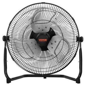 VEVOR 14 Inch Floor Fan 3 Speeds 360° Adjustable Tilt High-Velocity Industrial Fan