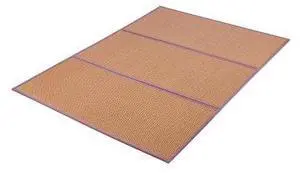 VEVOR Japanese Tatami Mat, Full XL - 55'' X 80'' Foldable Handwoven Rattan Tatami Mat, Non-Slip & Easily Cleaned Tatami Mattress, Summer Breathable Tatami for Sleeping, Meditation, Yoga