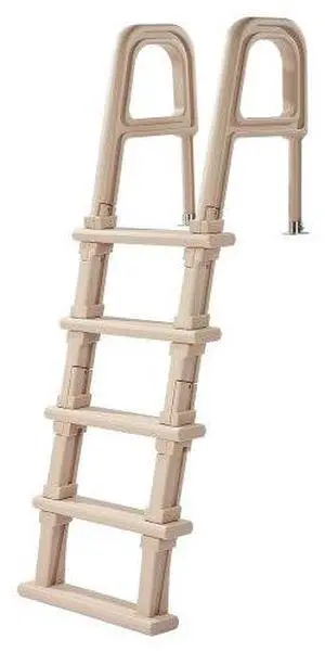 VEVOR Inclined Pool Ladder 5-Step & 2 Handrails of 300 lb Capacity for 48-54 In Pools
