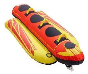 VEVOR Towable Tubes for Boating 1-3 Riders Inflatable Boat Tubes and Towables 510lbs