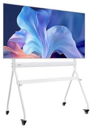 VEVOR Rolling TV Stand, Mobile TV Cart for 35-100 Inch LED/LCD/OLED Flat/Curved TVs, Portable Monitor Stand with Wheels Hold up to 198 lbs for Living Room, Bedroom, Office, Outdoor, Max VESA 800x600mm