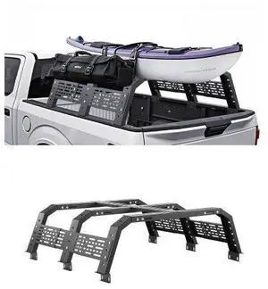 VEVOR Overland Truck Bed Rack 900 lbs Static Capacity Fit Tacoma/Gladiator JT