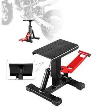 VEVOR Dirt Bike Lift Stand 440 LBS Adjustable Hydraulic Lift Jack for Motorcycle Hoist
