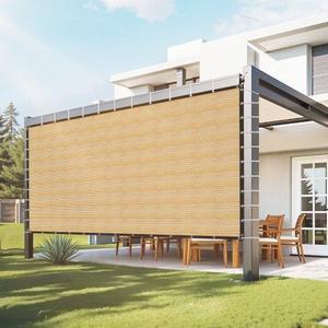 VEVOR 90% Sun Shade Cloth Privacy Screen 12 x 20 ft for Patio Garden (Beige)