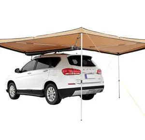 VEVOR Vehicle Awning 270 Degree, 8.2' Height Retractable Car Side Awning, PU3000mm UV50+ Car Awning with Waterproof Storage Bag, Suitable for Truck, SUV, Van, Campers