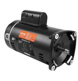 VEVOR 1.5HP Pool Pump Motor 115/230V 12.8/6.4A 56Y 3450RPM 90F/250V Capacitor