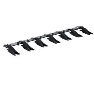 VEVOR Bucket Tooth Bar, 53'', Heavy Duty Tractor Bucket Teeth Bar for Sub-Compact Tractor Loader, 4560 lbs Load-Bearing Capacity, Fits Bucket Cutting Edges Sized 1/2" or Less with No Drilling Required