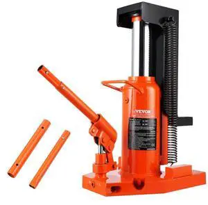 VEVOR Hydraulic Toe Jack, 10 Ton On Toe Toe Jack Lift, 20 Ton On Top Lift Capacity Machine Jack, 1.2-7.5 in Toe Height, 12.6-18.9 in Top Height, Air Hydraulic Claw Jack for Machinery, Industry